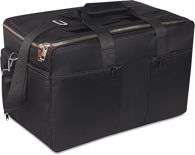Board Game Bag(Black) Reinforced Padded Board Game Backpack with Shoulder Straps &amp Carrying Handle &amp Extra Pockets Game Organizer &amp Portable Storage Case