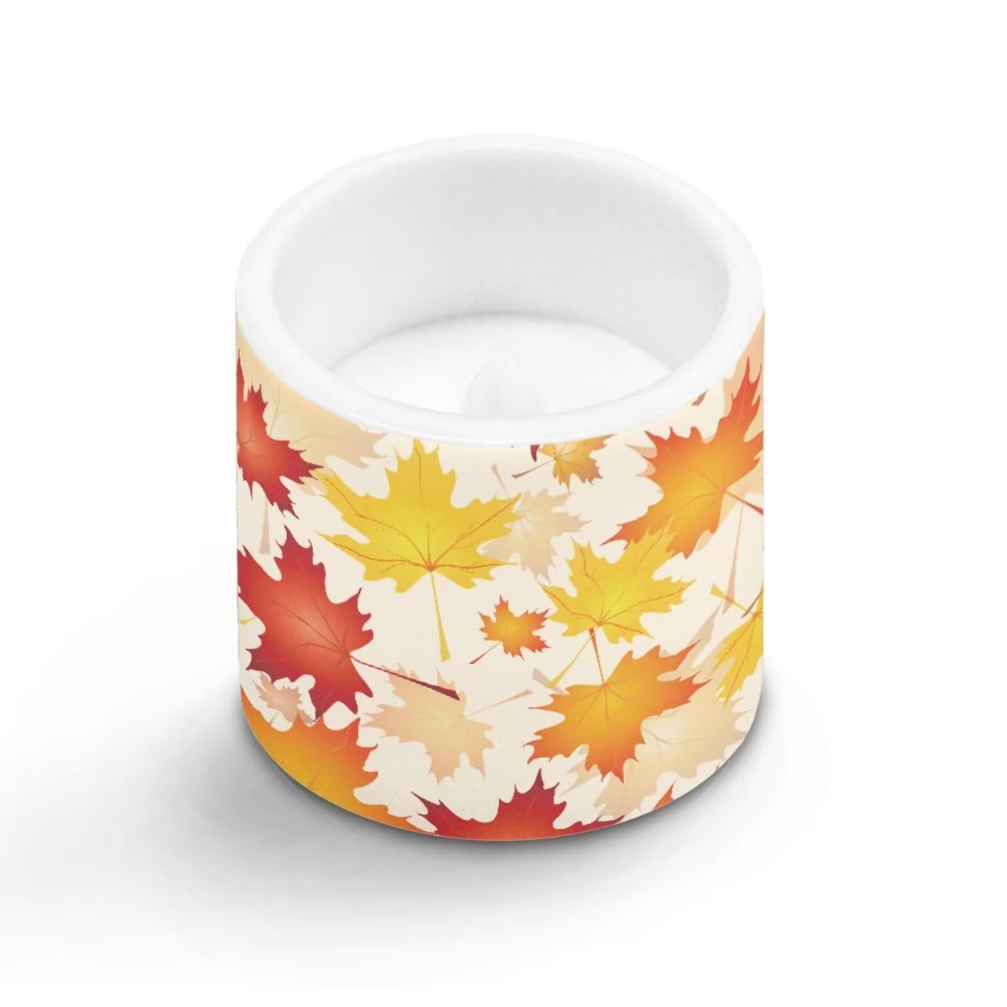 Cozeyat Fall Harvest Holiday Gift Flameless Candles 4 Pack Battery Operated with Remote Control Timer LED Pillar Candles Waterproof for Indoor Outdoor Use