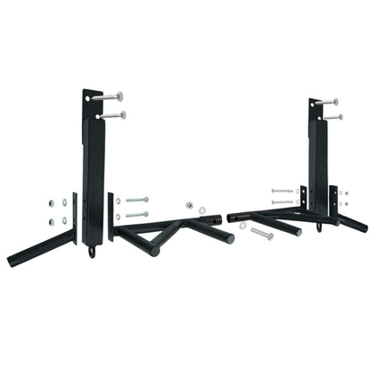 Yes4All Joist Mounted Pull Up Bar, Heavy Duty Multi Grips Joist Mount Pull Up Bar, Chin Up Bar Ceiling Mount