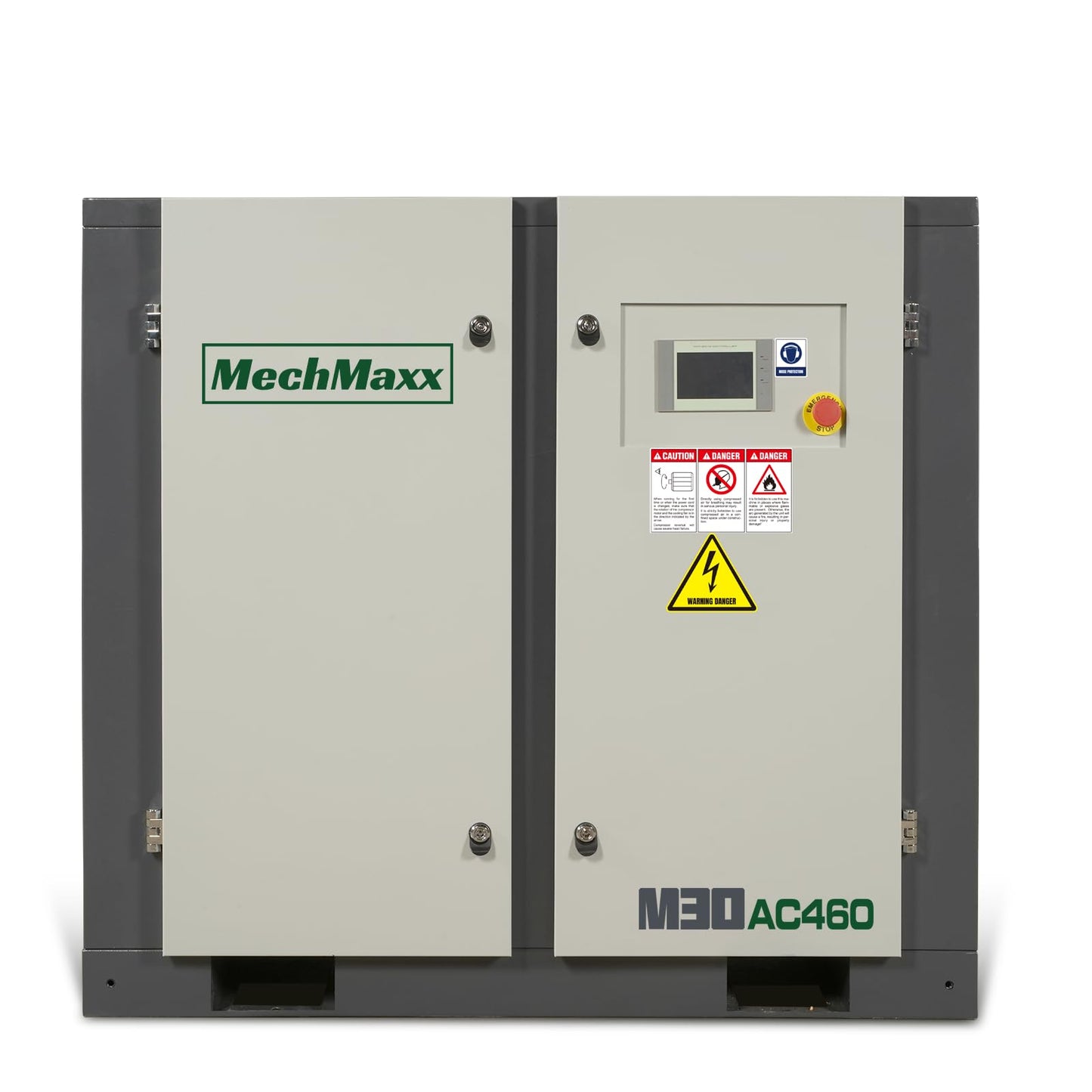 MechMaxx 106CFM Industrial Rotary Screw Air Compressor 30HP 116PSI 460V 3Phase Industrial-Grade,Model M30AC460