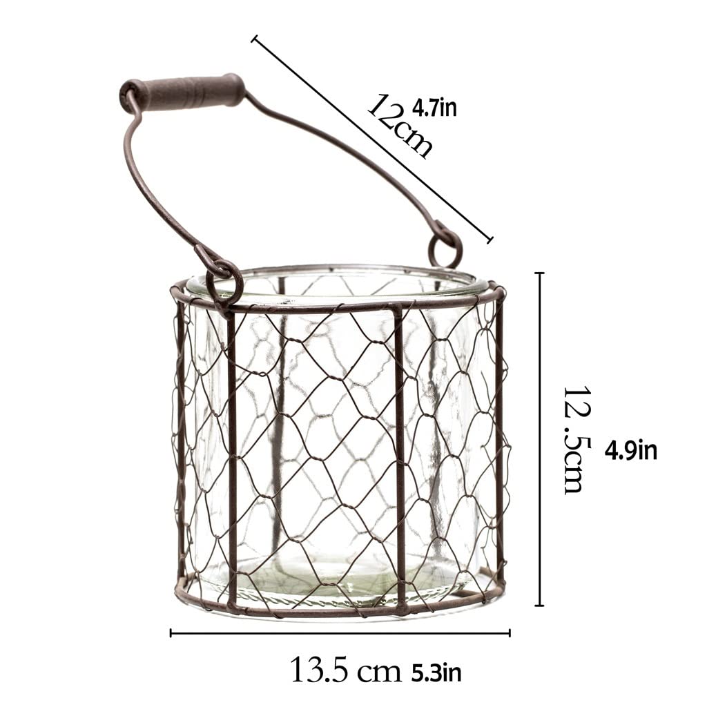 WAOCEO Candlestick Holders Iron Glass Retro Candlestick Decoration Table Romantic Home Candlelight Dinner French Wedding Props Candle Holders