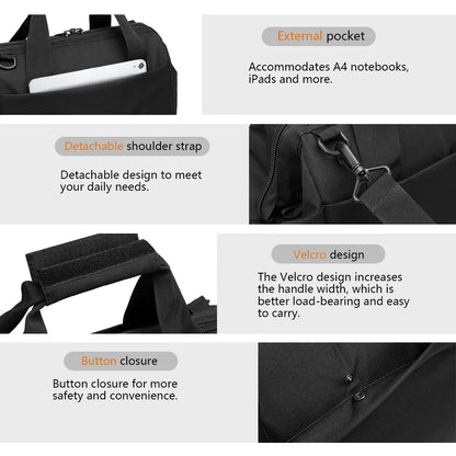 YONBEN Travel Bags Big Duffel Bags for Luggage Perfect for Traveling Camping and Sports Waterproof Nylon Material with Detachable Shoulder Strap Stay organized on your trips