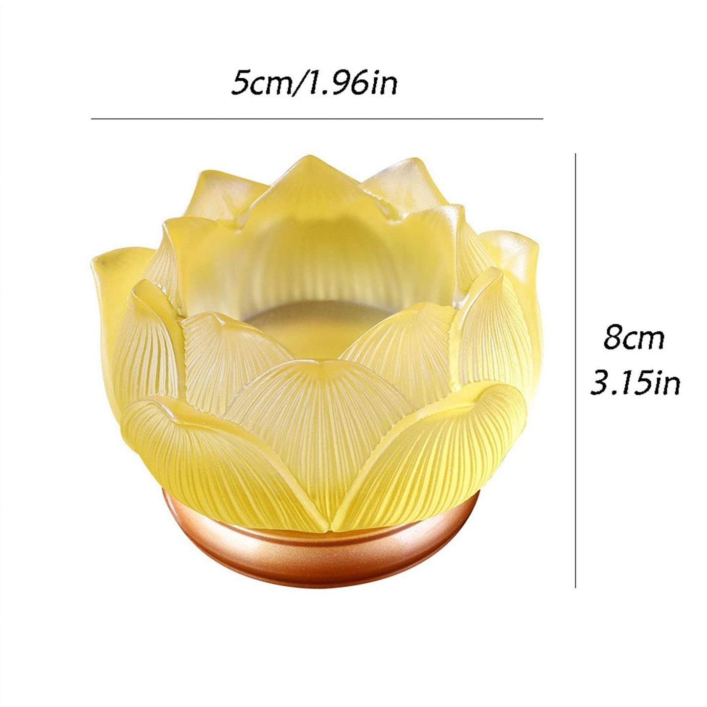 cfycfy987 Candelabra Glazed Lotus Candlestick Household Decoration Ornaments Candle Holder Household Offering Lamp Holder Candle Sticks Holder(Green)