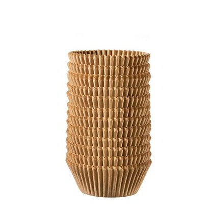 Gusto [500Pcs] Kraft Standard Cupcake Liners for Baking - Food Grade & Grease-Proof Muffin Liners, Durable Baking Cups for Muffins, Cupcakes, and More - Formerly Comfy Package