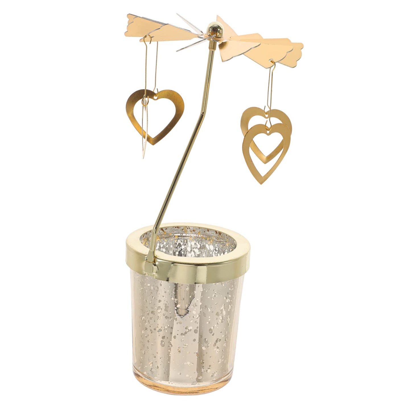 Ciieeo 2pcs Rotating Candle Holder Creative Metal Scented Candle Stand for Dining Table Decor Elegant Design for Candlelight Dinners Easy Assembly and Use