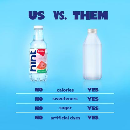 Hint Fruit-Infused Bottled Water, Smashup Flavored Variety Pack - Purified Water Beverages with Zero Calories, Natural Flavors, and Sugar Free - 16 Fl Oz (Pack of 12)