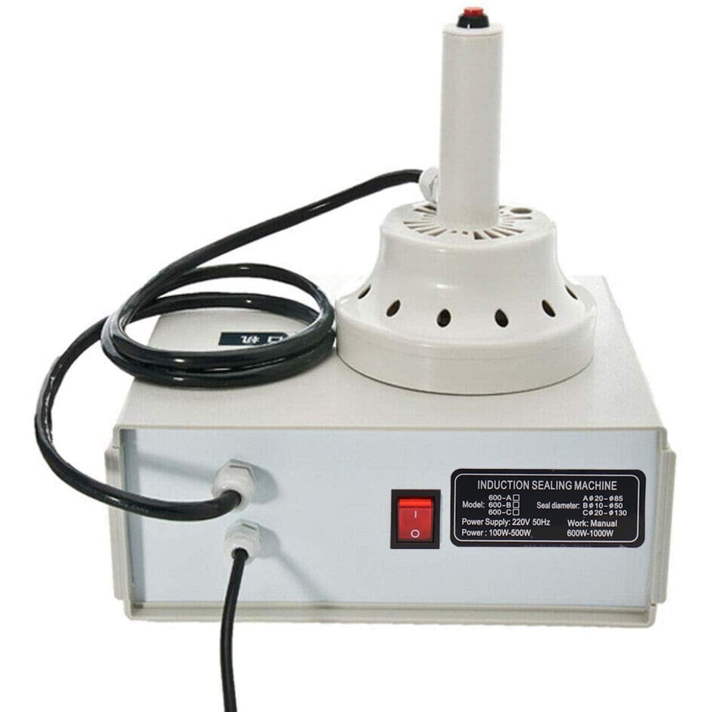 Portable Handheld Induction Sealer 20mm-100mm 110V Induction Sealing Machine White Bottle Cap Sealing Machine