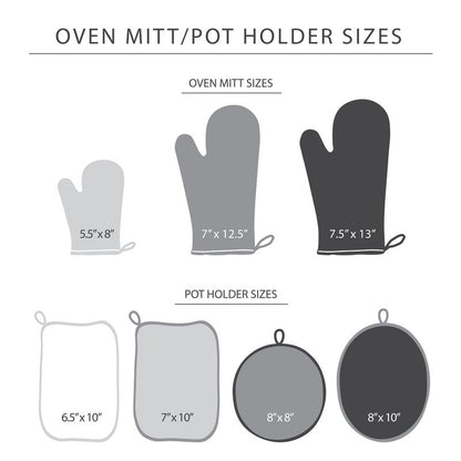 KITCHENAID Beacon Two-Tone Pot Holder 2-Pack Set, Contour Silver/Matte Black, 7"x10"
