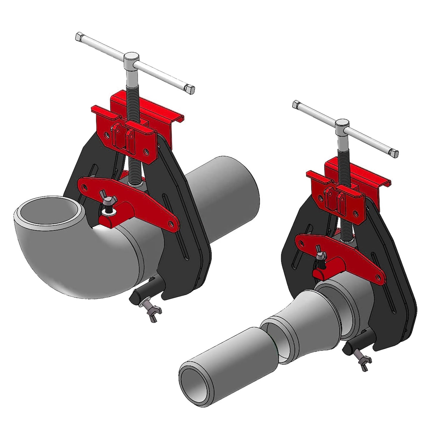 Alwalkee 4" to 11" Heavy Duty Pipe Alignment Clamp, Professional Welding Clamp with Quick Release