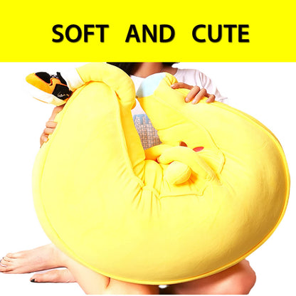 LVHUA Banana Stuffed Animal Cute Fruit Plushie Hugging Pillow Long Plush Toys Sleeping Doll Gift for Birthday, Valentine, Christmas