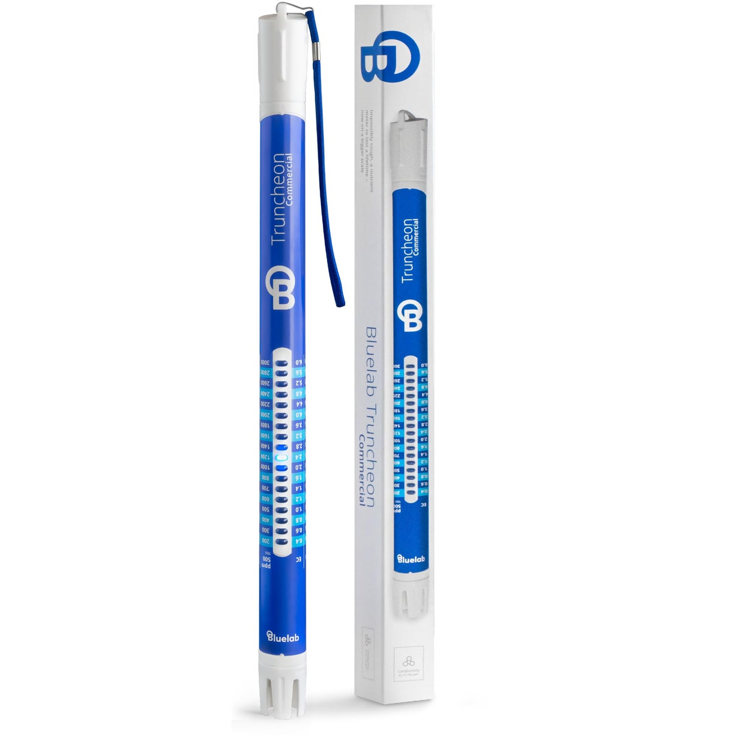 Bluelab TRUNCOMV2 Commercial Truncheon Nutrient Meter with Increased Measurement Range, Digital Conductivity (TDS, EC, ppm 500, ppm 700, CF) Tester in Water, Tool for Hydroponic System and Plant Grow