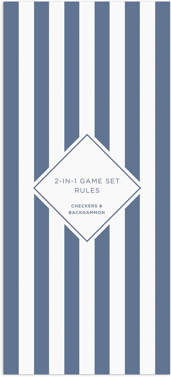 Galison Gray Malin The Beach 2 in 1 Game Set Checkers and Backgammon – Perfect for Game Night – Features Iconic Gray Malin Photography Sturdy Storage Box Included Makes a Great Gift Idea