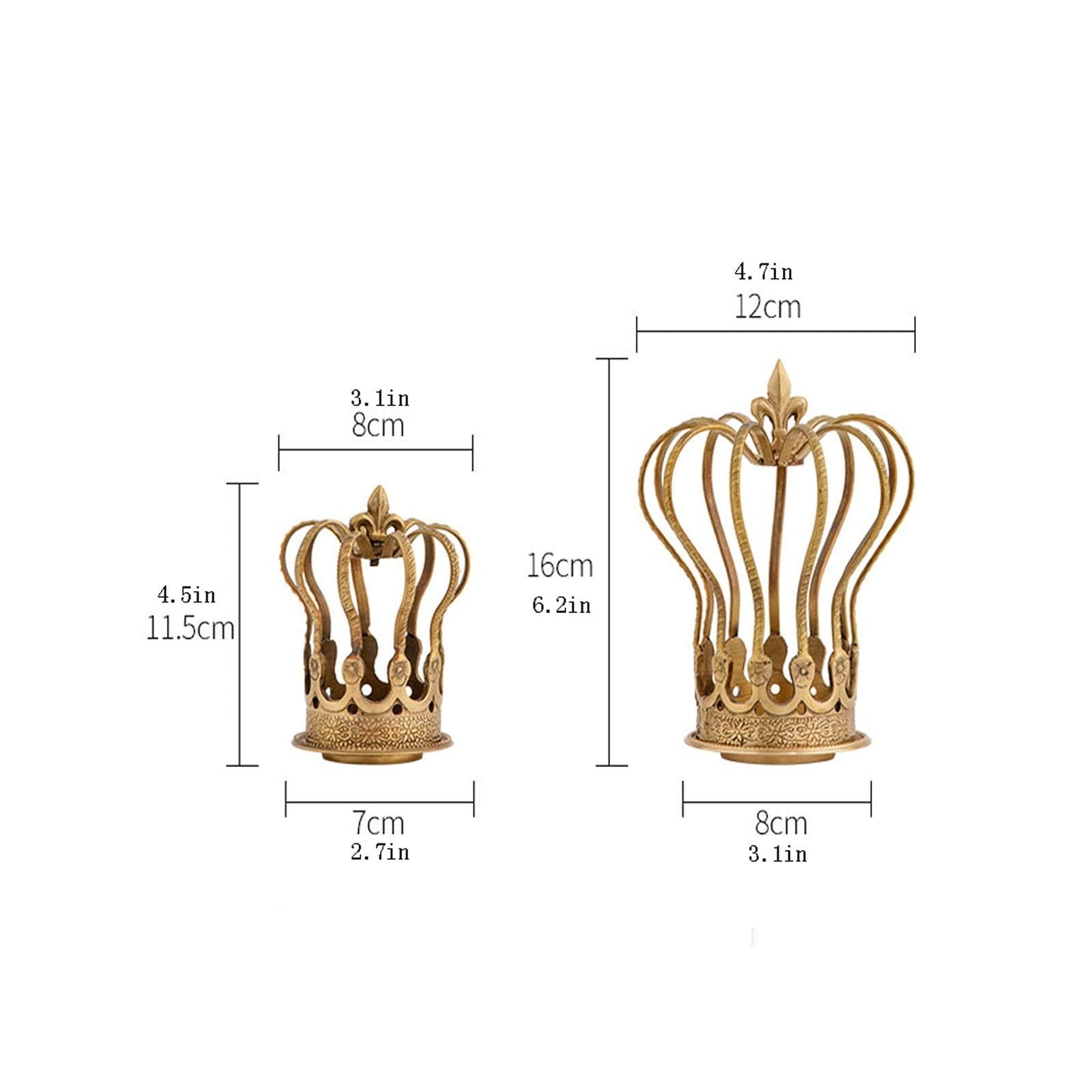 XILIN-1987 Candle Holderss European Style Brass Candle Holder Creative Candle Stand Home Decoration Decoration Home Dining Table Candlesticks Decorative Candlestick
