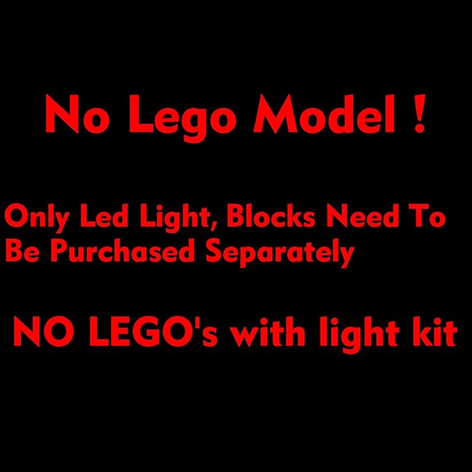 Light kit Compatible with Lego 10352 The Simpsons: Krusty Burger - No Model Only Light LED Lighting Accessories Compatible with Lego 10352 Krusty's Burger Joint (RC Version)