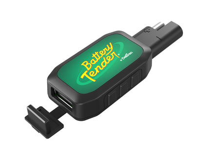 Battery Tender Ring Terminal Accessory Cable and USB Charger Adapter Combo - Battery Cord & 2.1 AMP USB Charging Adapter for Mobile Devices - For Motorcycles, Golf Carts, ATVs - Quick Disconnect - 081