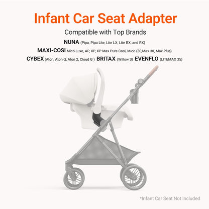 MAMAZING Air Lux Baby Stroller with Bassinet from Newborn to 50 lbs, Strength Carbon Fiber Frame Only 15.8lbs, Bassinet Stroller Included Reversible Seat, Car Seat Adapter & Large Storage Basket