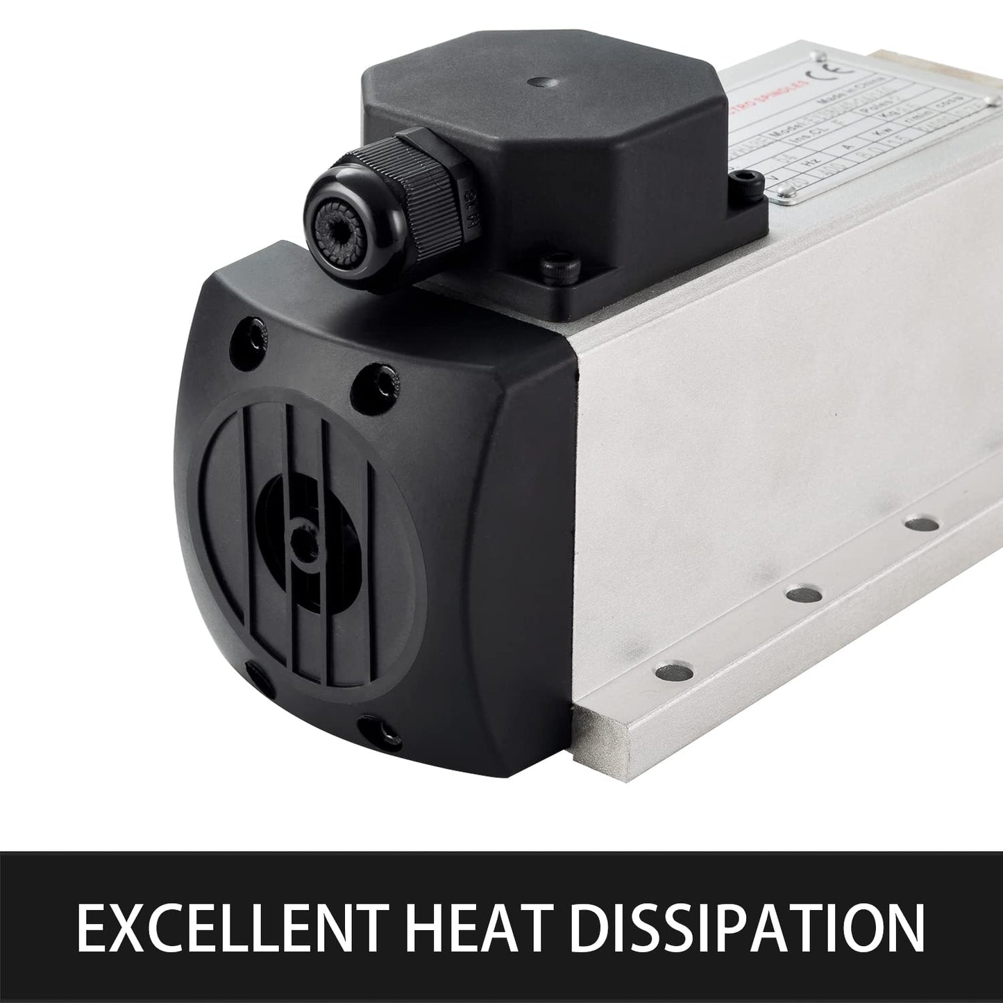 CNC Spindle CNC Motor 110V 2.2KW 2200W ER20 Square Air Cooled Spindle Motor 4 Bearings 24000RPM 400HZ for CNC Router Machine