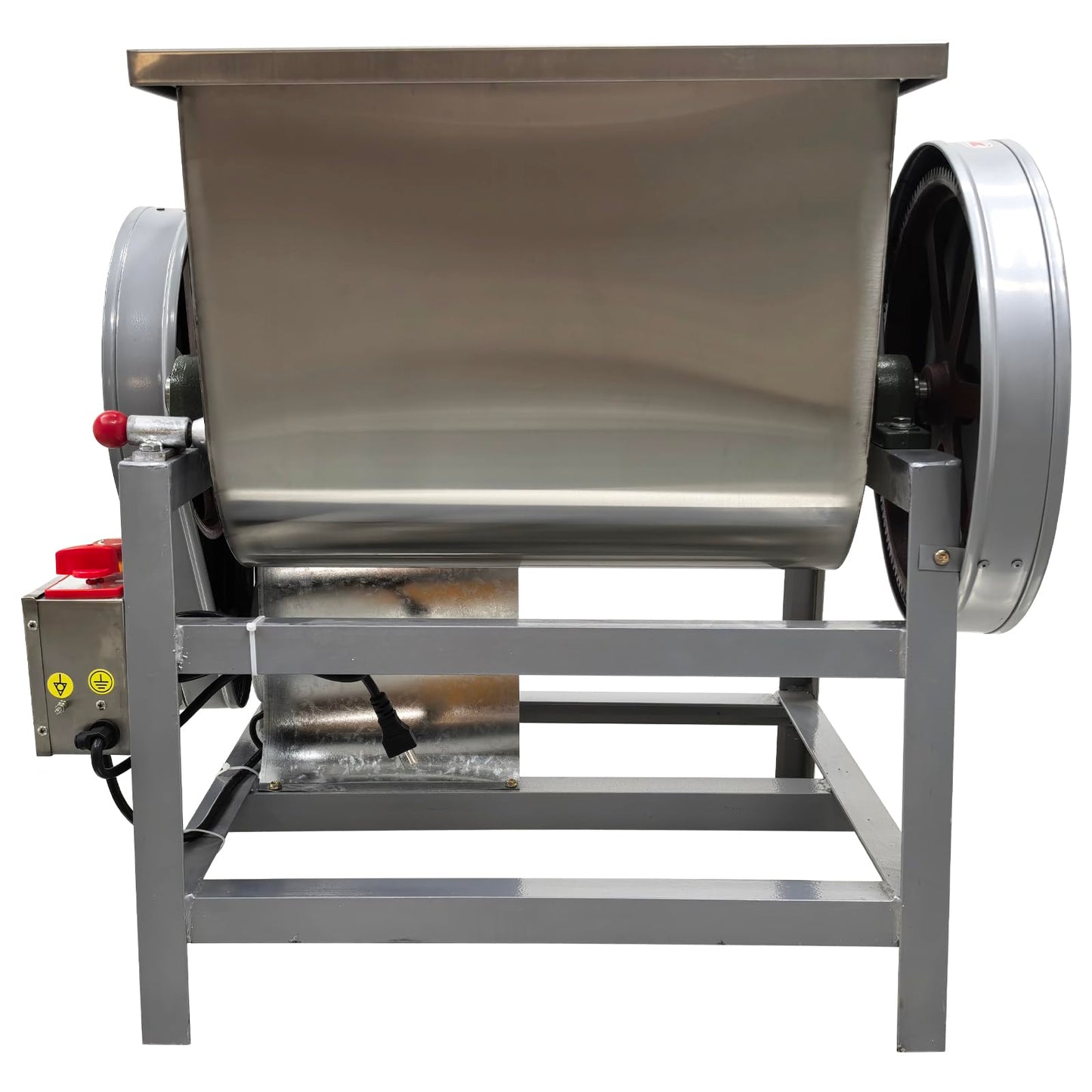 BEILOCKERY 110V 15kg Electric Dough Mixer with 90 Degree Tilt Bowl, 1500W Commercial Dough Kneading Machine, Heavy-Duty Dough Kneading Machine, Stainless Steel Food Mixer