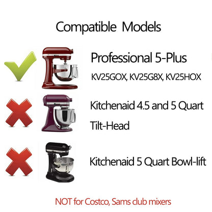 Flex Edge Beater for KitchenAid Mixer 5.5 Quart Bowl-Lift Stand Mixer, Beater with Silicone Edge, Perfect Professional 5-Plus Bowl-Lift Stand Mixer Attachment, Mixer Accessory
