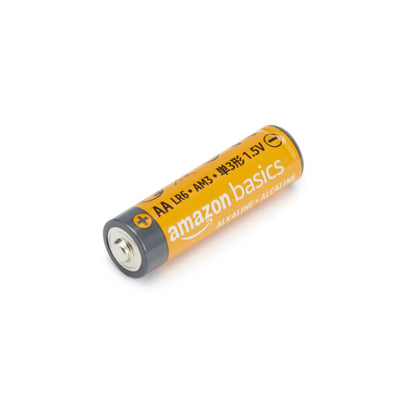 Amazon Basics 20-Pack AA Alkaline High-Performance Batteries, 1.5 Volt, 10-Year Shelf Life