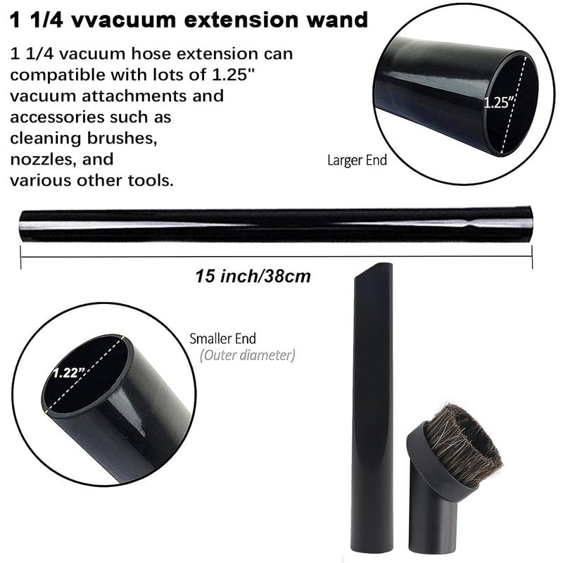 10 Pcs Vacuum Attachments & Brushes for Shark Navigator Lift-Away NV350 NV352 NV355 NV356E & Rotator NV500, Rocket HV301 HV322 HV371 Series Upright Vacuum, 1 1/4" (32mm) Vacuum Accessories Set