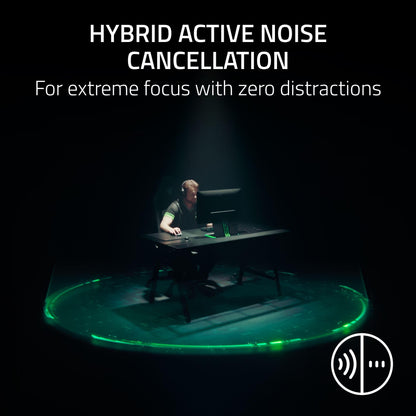 Razer BlackShark V3 Pro Wireless ANC Gaming Headset for Xbox: Full Band Mic - 50mm Drivers - 2.4 GHz, Bluetooth, USB, 3.5mm - Works with PC, Mac, PS5, Nintendo Switch - Long Battery Life - Black
