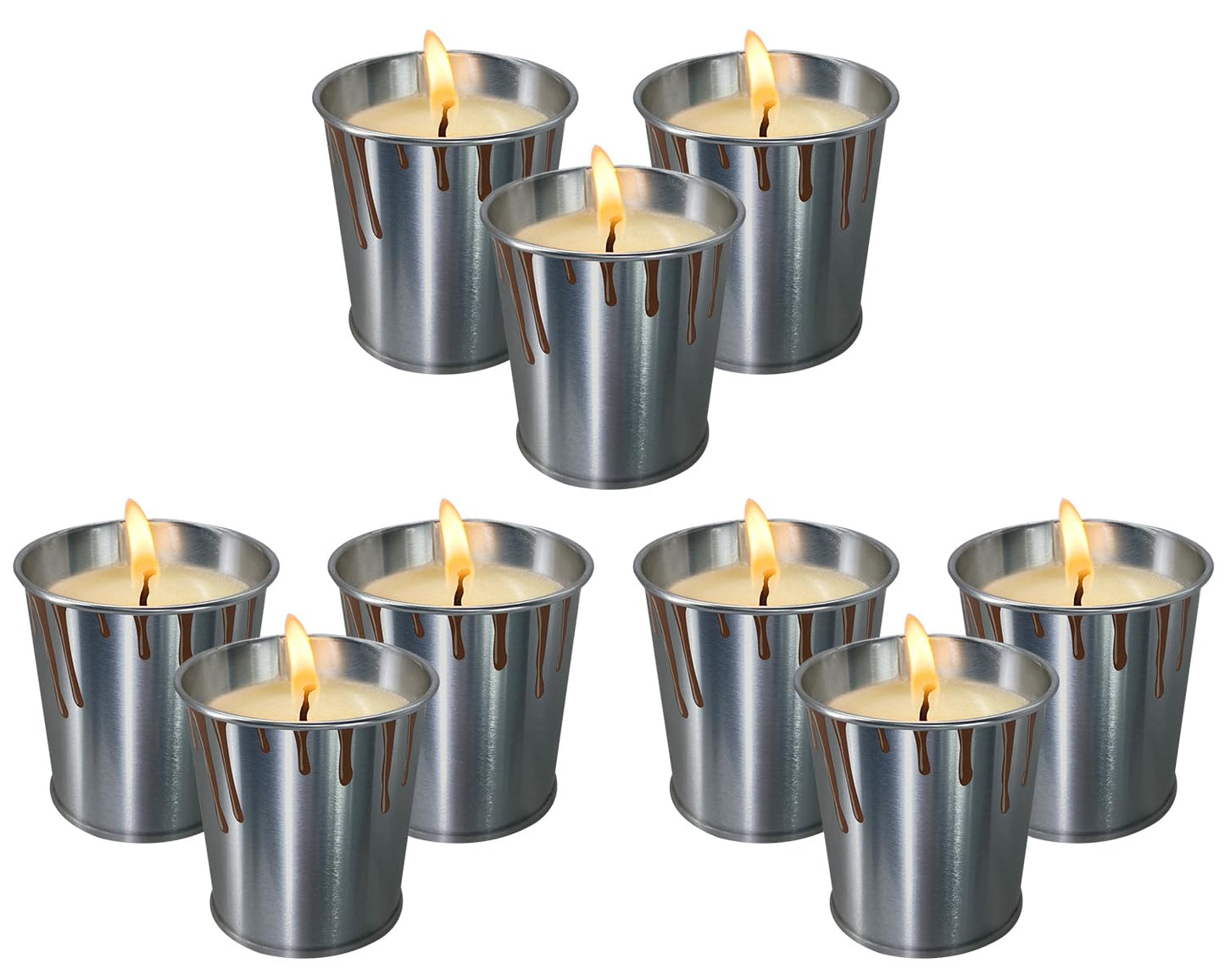 Outdoor Candles, Citronella Candles Outdoor, 9 Pack, Bulk Citronella Candle, for Patio Decor, Outside Table Decor, Camping Accessories