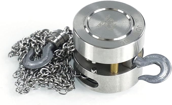 TOUCAN RC HOBBY US in Stock JDM Metal Chain LiftBlock Tackle Hoist Heavy Duty Load for 1/10 RC Gantry Crane