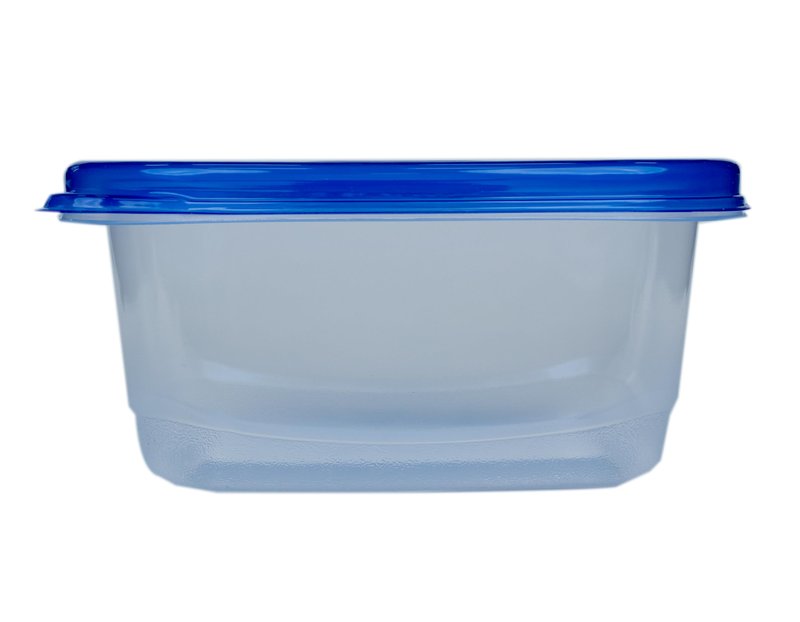 Glad GladWare Medium Rectangle Food Storage Containers with Lids, BPA Free Plastic for Soups Salads and Meal Prep, Airtight Leak Resistant, Microwave Dishwasher Freezer Safe, 24 Oz, 5 Count