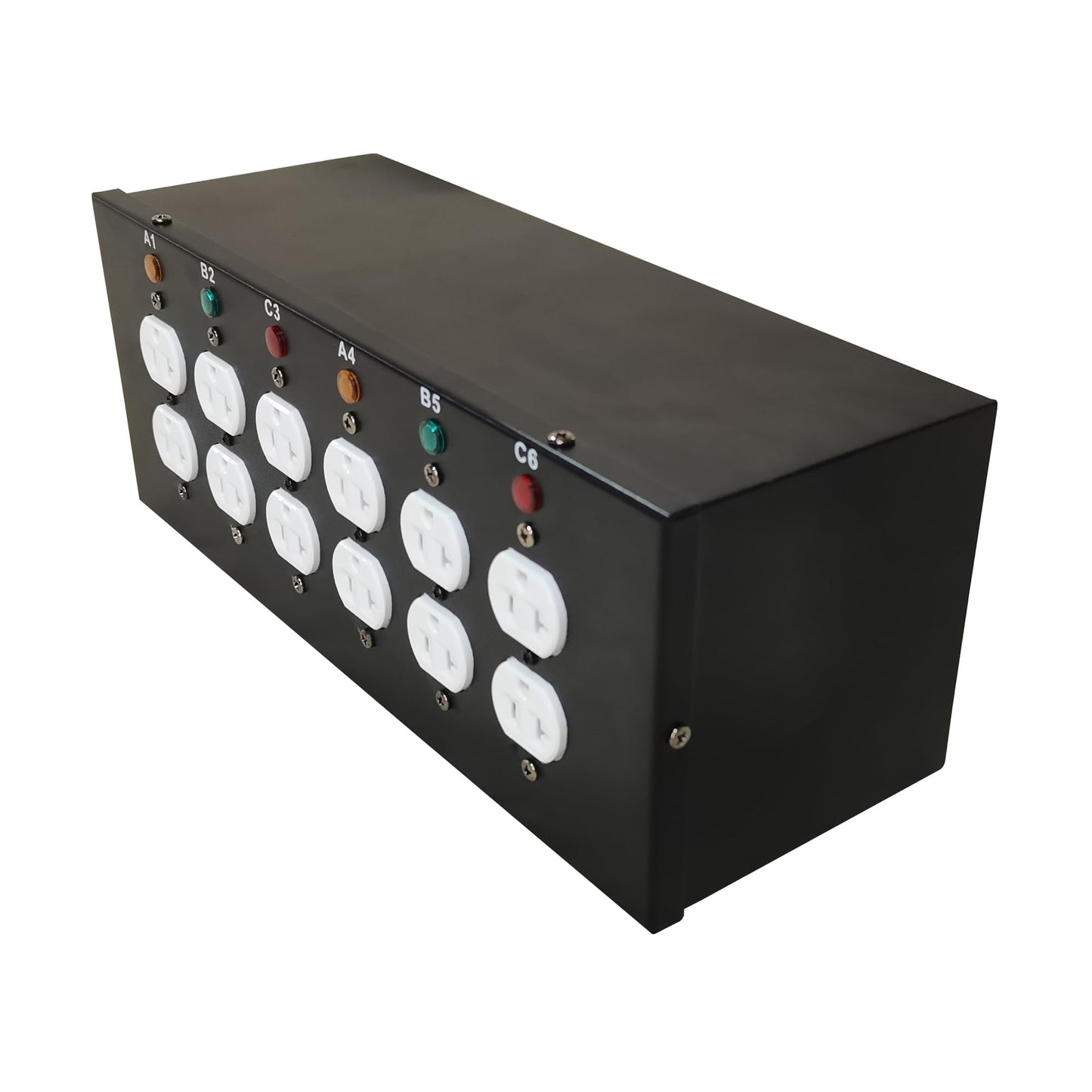 JUNMAN 6 Channel L14-30 to 12 Edison Power Distro Distributor Box