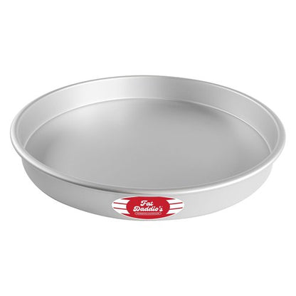 Fat Daddio's Round Cake Pan, 18 x 2 Inch, Silver