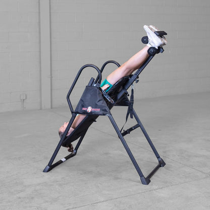 Body-Solid (BFINVER10B) Best Fitness Inversion Table, Foldable Decompression Table for Lumbar Stretching, Strength Training Equipment for Professional Inversion Therapy, Home and Commercial Gym