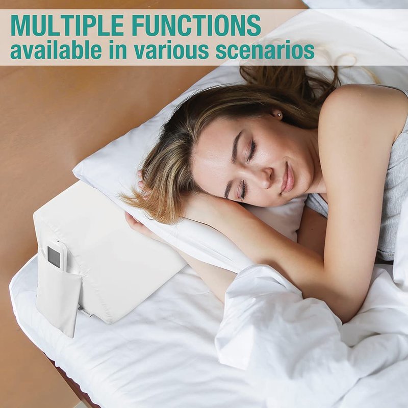 Vekkia King Bed Wedge Pillow for Headboard Gap/Mattress Gap Filler/Headboard Pillow/Bed Wedge Gap Filler,Stop Loosing Your Pillows