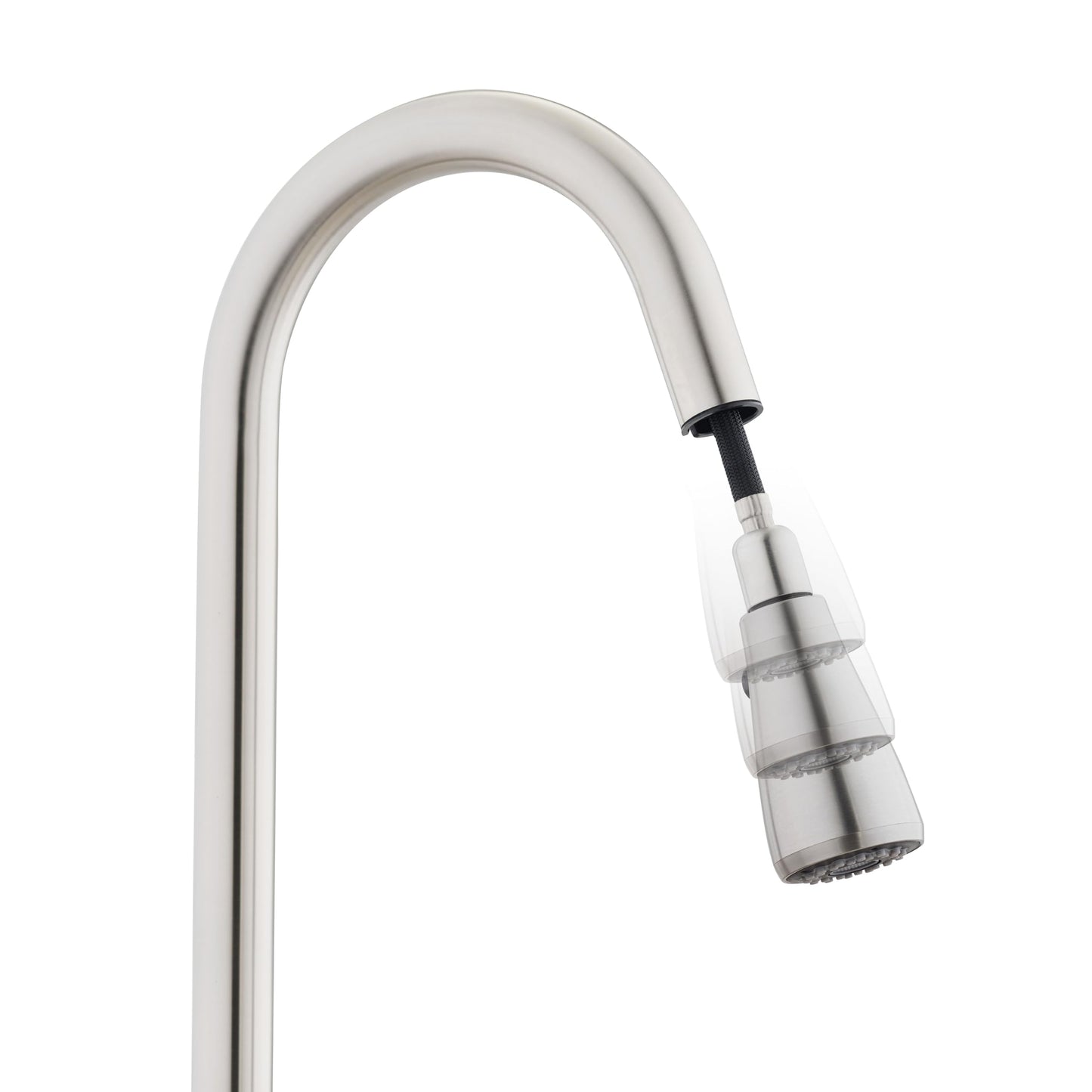 NEAT by TRINITY EcoStorage Stainless Steel Utility Sink, Freestanding Single Bowl Utility Sink with Pull-Out Faucet for Garage, Laundry Room, Business, NSF Certified, 22"W x 22"D x 50"H (NHA-0328)