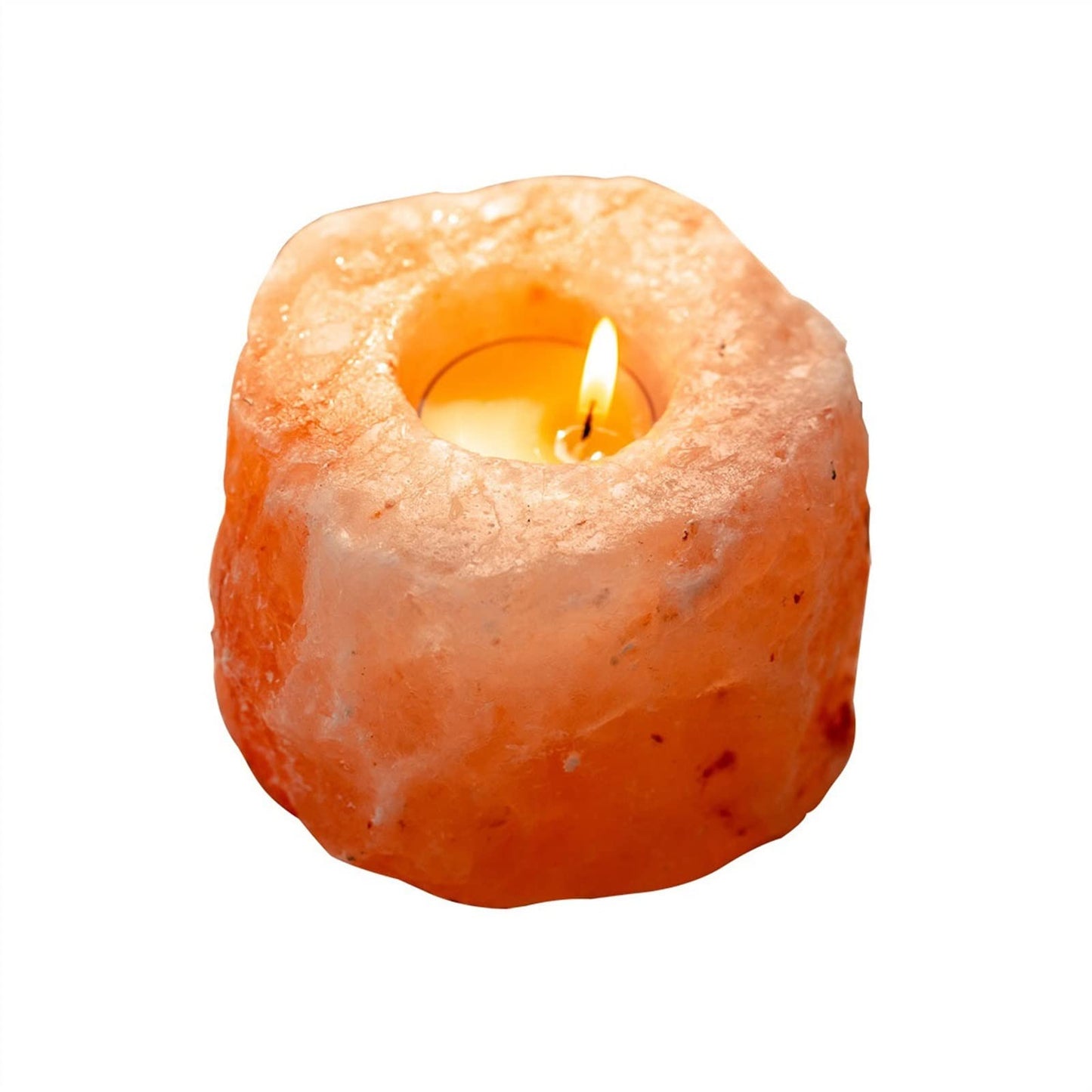 YUHUAWF Candle Holderss Table Center Decoration Fashion Candle Holder Rose Mineral Salt Wax Candlestick Ornament Decorative Candlestick