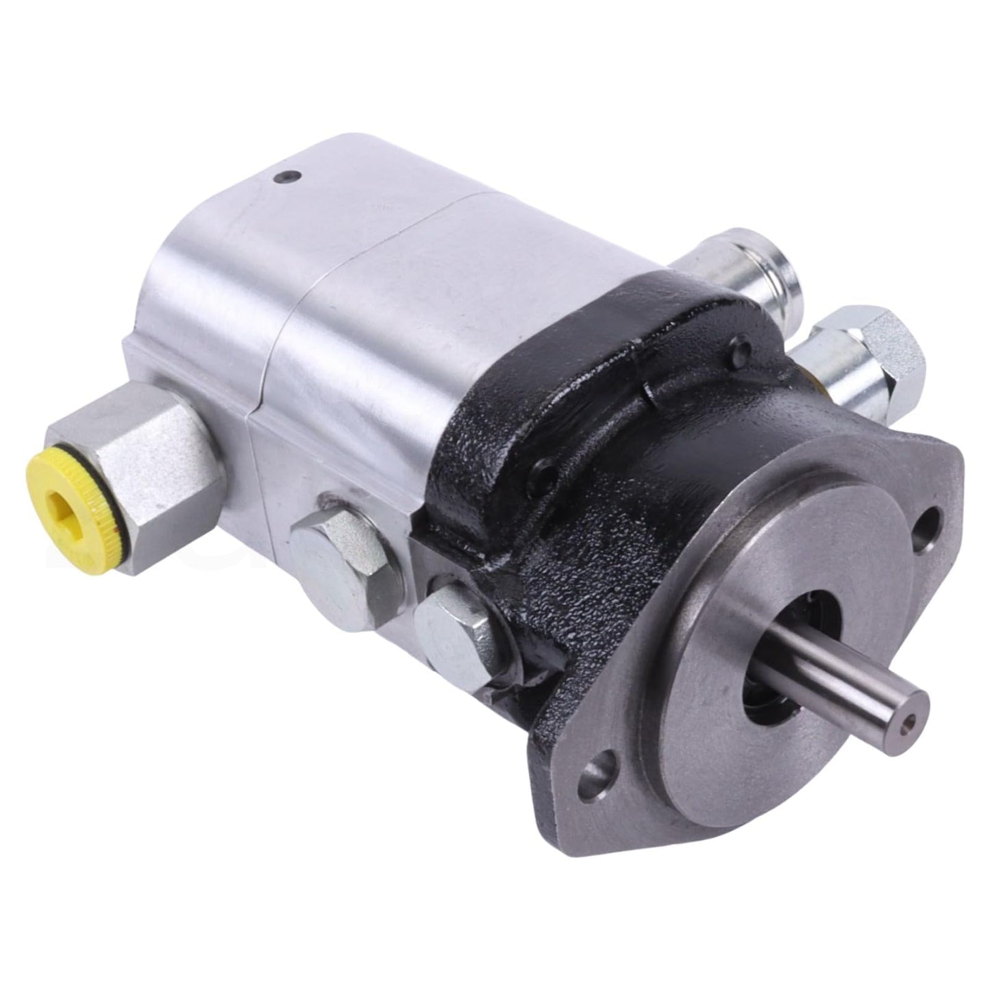 Zachager 22 GPM Two-Stage Wood Splitter Pump—3000 PSI High/Low Hydraulic Gear Pump—3600 rpm, NPT 3/4” Outlet, NPT 1” Inlet, 5/8” Shaft