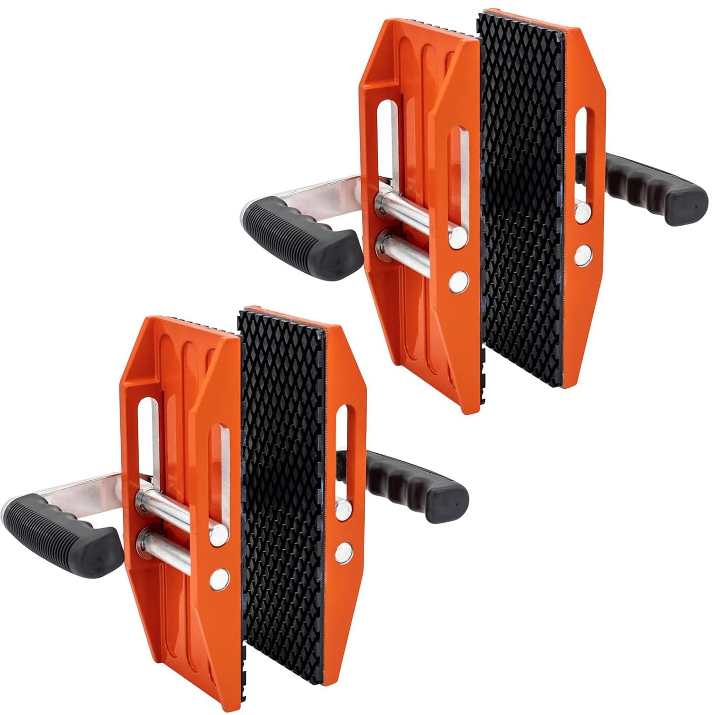 Double Handed Stone Carrying Clamps Granite Carrying Clamps Glass Carrying Clamp 660lbs Transporting Heavy Duty Carry Clamp 2 Pack (Orange)