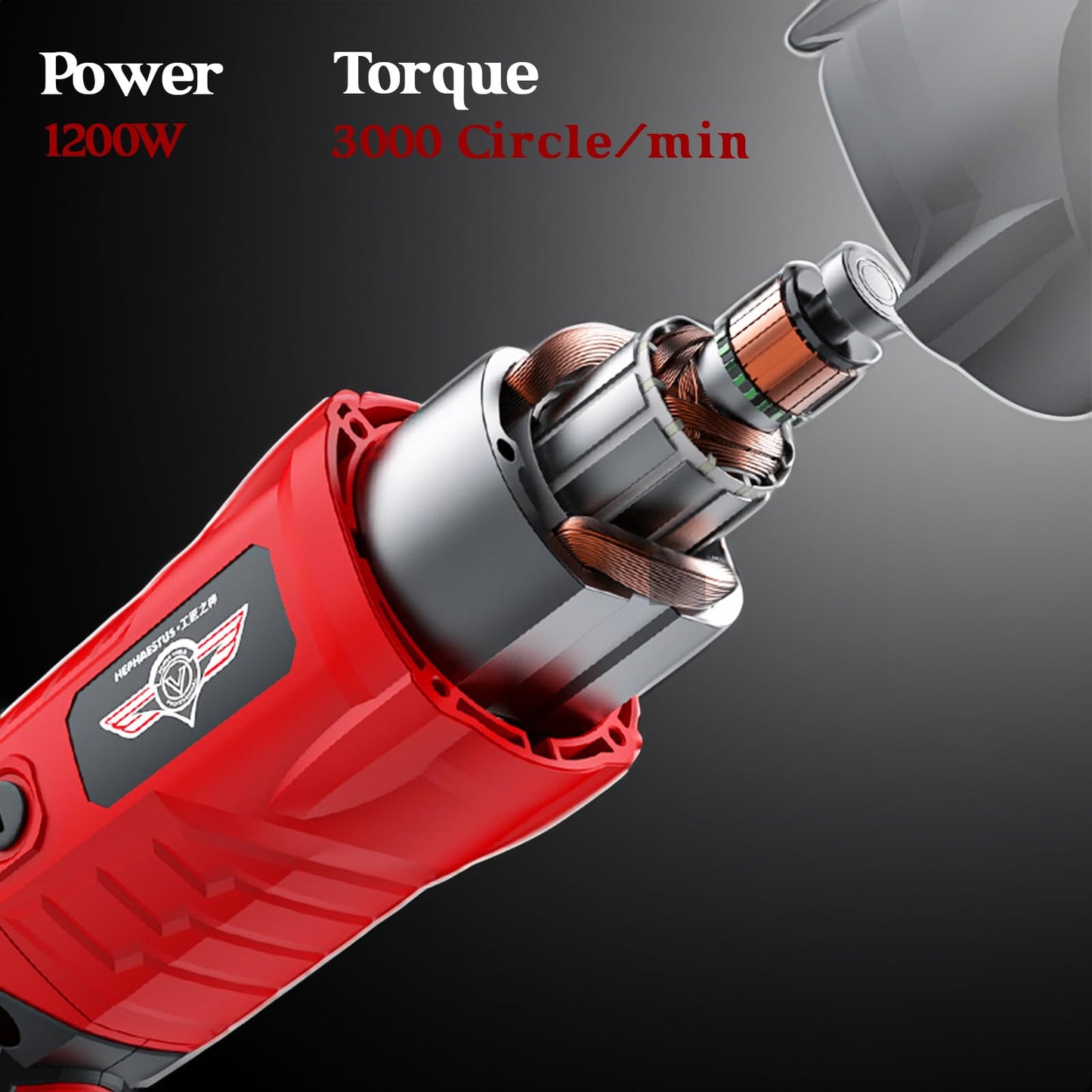Multi-Purpose 3800W Handheld Electric Saw, 6-in-1 Cutter for Meat Bone, Wood, Metal, Plastic, Aluminum, Heavy Duty Bone Saw Machine Kit with Gloves & Goggles (220V)