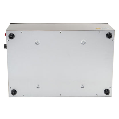 Winco FW-S500 Commercial Portable Steam Table Food Warmer 120V 1200W,Stainless Steel,Large