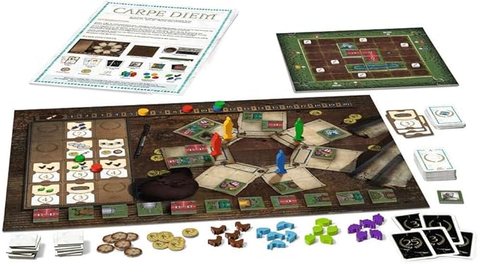 Ravensburger Carpe Diem Strategy Board Game - Engaging Mind Teaser for Ages 10 &amp Up | Alea 2021 Edition | Educational and Fun | Quality Craftsmanship | Legacy Brand (26926)