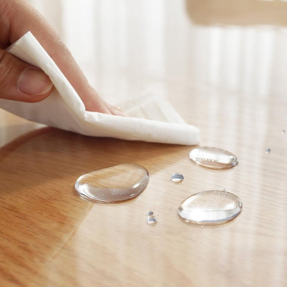 LovePads Clear Table Cover Protector, 28 x 48 Inch 2mm Thick Plastic Table Cover, Table Protector for Dining Room Table, Waterproof Dresser Cover Top for Kitchen, Coffee, Writing Desk