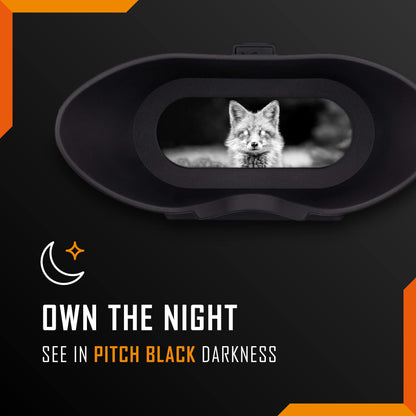 Night Vision Goggles - Nightfox Swift Head Mounted Night Vision Binoculars, Wide Angle 1x Lens NVG, Close Quarters NVG Goggles Tactical Infrared Night Vision Binoculars for Adults