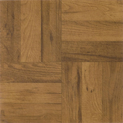 Tivoli Self Adhesive Vinyl Floor Tiles, 45 Tiles - 12" x 12", Light Oak Plank-Look - Peel & Stick, DIY Flooring for Kitchen, Dining Room, Bedrooms, Basements & Bathrooms by Achim Home Decor