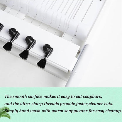 Soap Making Molds,Adjustable Multi-Wire Handmade Soap Cutter Machine – 2/2.5/3cm Thickness for Loaf Soap, Candles, Cheese, Butter & DIY Projects