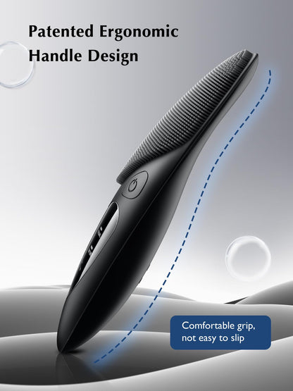 COSLUS Face Scrubber Facial Cleansing Brush: Silicone Portable Waterproof Rechargeable Face Wash Brush, 4 Cleansing Modes, Electric Face Exfoliator for Men Women Cleaning, Exfoliating, Massaging