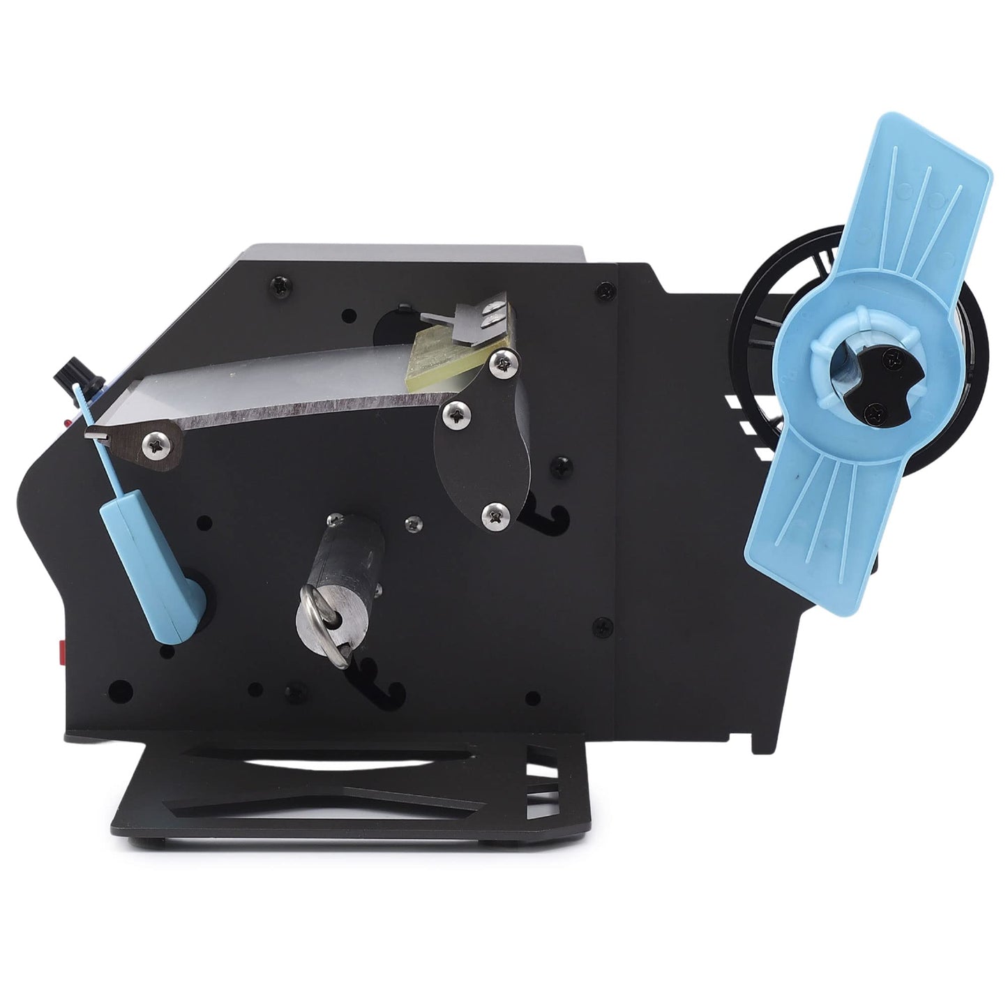 U.S. Solid Automatic Label Dispenser for Rolls and Fanfold Labels - Translucent and Opaque - Adjustable Speed - Core Sizes 1", 1.5", 3" - Width 0.2-7 in - Length 0.2 in-∞