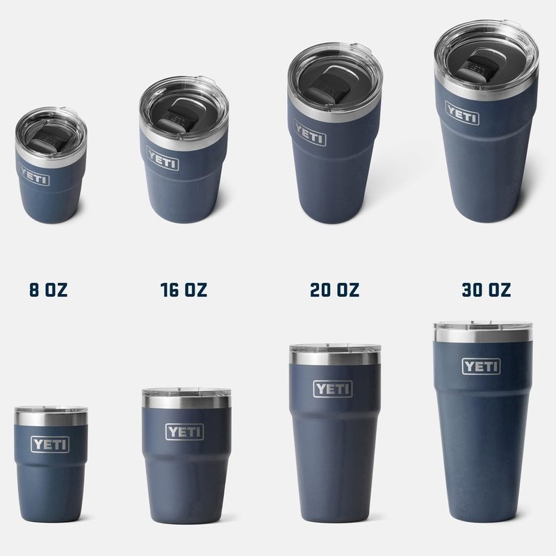 YETI Rambler 20 oz Stackable Tumbler, Stainless Steel, Vacuum Insulated with MagSlider Lid, Venom
