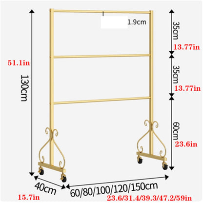 Lingerie Bra Rack Swimsuit Organizer Hanger, Anti-Slip, Underwear Display Stand with Wheels, Commercial Clothing Store Shelf, for Shorts,Hats, Sock, 3 Tier(Silver,120 * 40 * 130cm)