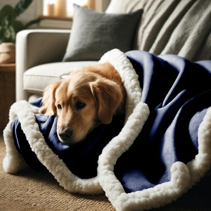 Forever in Your Heart Blue Sympathy Memorial Blanket, Ultra Soft Fleece Sympathy Gift for Loss of a Loved One, Thoughtful Bereavement Throw for Condolence & Grief Comfort (50”x60”)