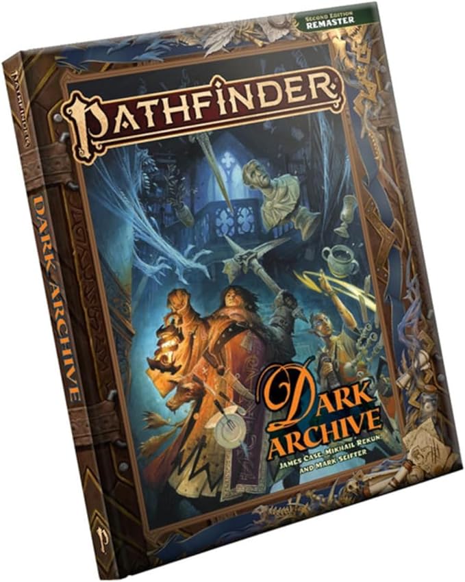 Pathfinder Dark Archive Remastered Hardcover - 224 Pages | 2 New Classes Psychic &amp Thaumaturge | Second Edition RPG Paranormal Guide